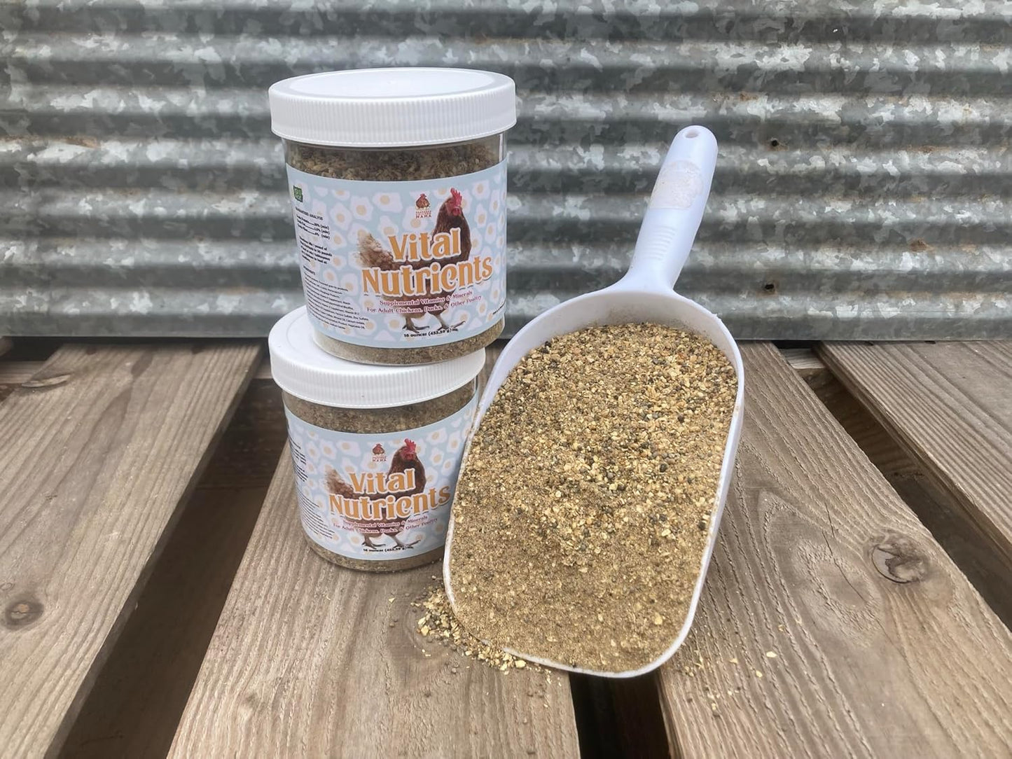 Vital Nutrients: Chicken Vitamins for Feed & Molting Supplement, Egg Booster, Poultry & Chicken Vitamins - Pampered Chicken Mama (5 pounds)