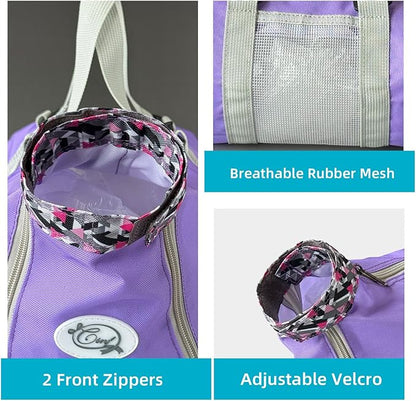 Cinf Cat Nail Clipping Cleaning Grooming Restraint Bag No Scratching Biting for Bathing Nail Trimming Injecting Examining(Taro,M)