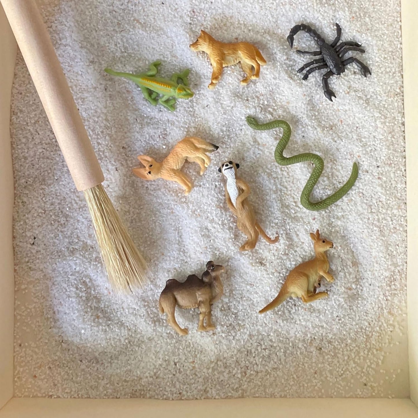 Safari Ltd. Good Luck Minis Desert Fun Pack - 8 Pack of (1) Inch Animal Figures - Toy for Boys, Girls & Kids Ages 5+