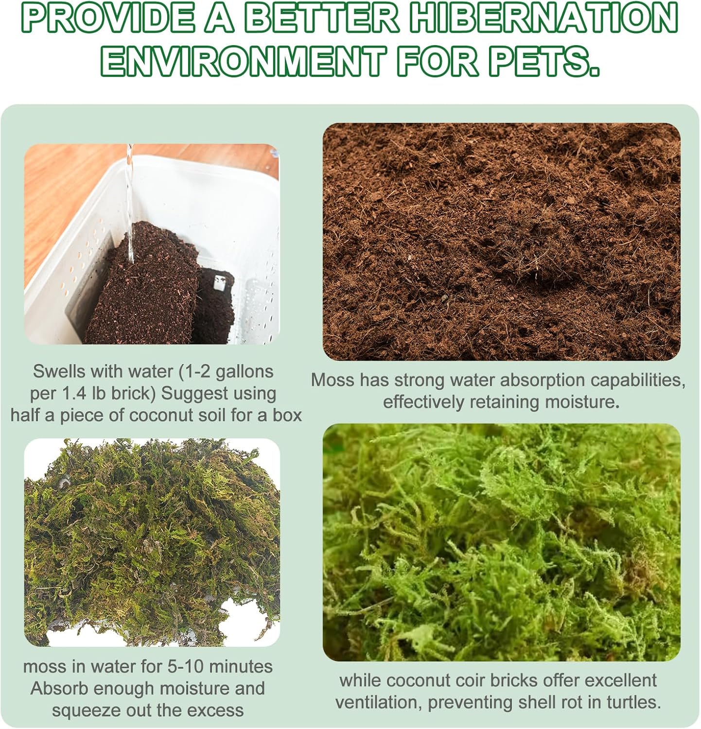 Winter Tortoise Habitat Kit,Turtle Tank Accessories,Turtle Tank Accessories,Snake Hide,Small Animals Hide with Hygrometer Thermometer,Apply to Frogs,Snakes,Lizards,Tortoise.