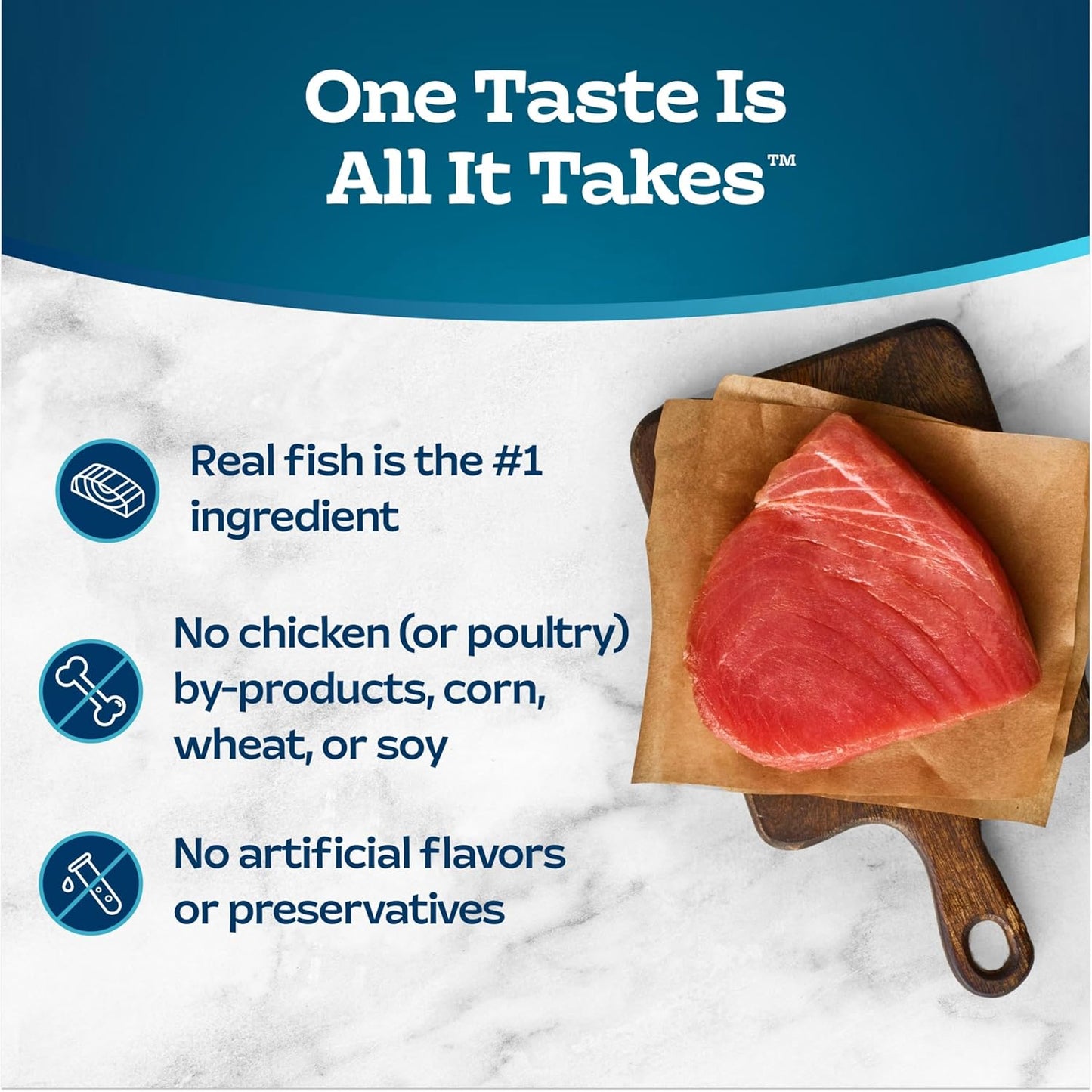 Blue Buffalo Tastefuls Natural Wet Cat Food Cans, Flaked Style, Tuna Entrée in Gravy 3-oz Cans (Pack of 4)