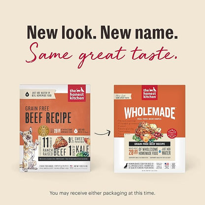 The Honest Kitchen Wholemade™ Grain Free Beef Dog Food, 7 lb Box