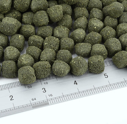 Timothy Hay Cubes 24 oz (4 * 6oz) -100% Natural Timothy Hay Made Pellets for Rabbits Tortoise Guinea Pig