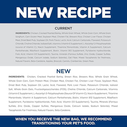 Hill's Science Diet Large Breed Adult Dry Dog Food 1-5, Quality Protein for Joint Support & Lean Muscles, Chicken & Barley, 45 lb. Bag