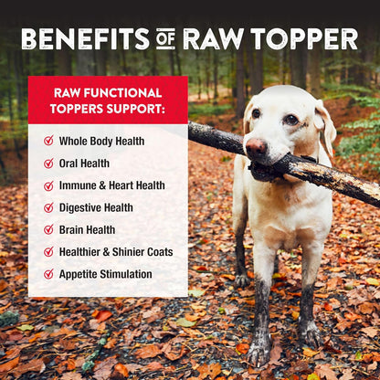 Northwest Naturals Freeze-Dried Beef Blood Functional Topper - for Dogs & Cats - Healthy, 1 Ingredient, Human Grade Ingredients, All Natural, Proudly Made in USA, 3.5 Oz (Pack of 1)