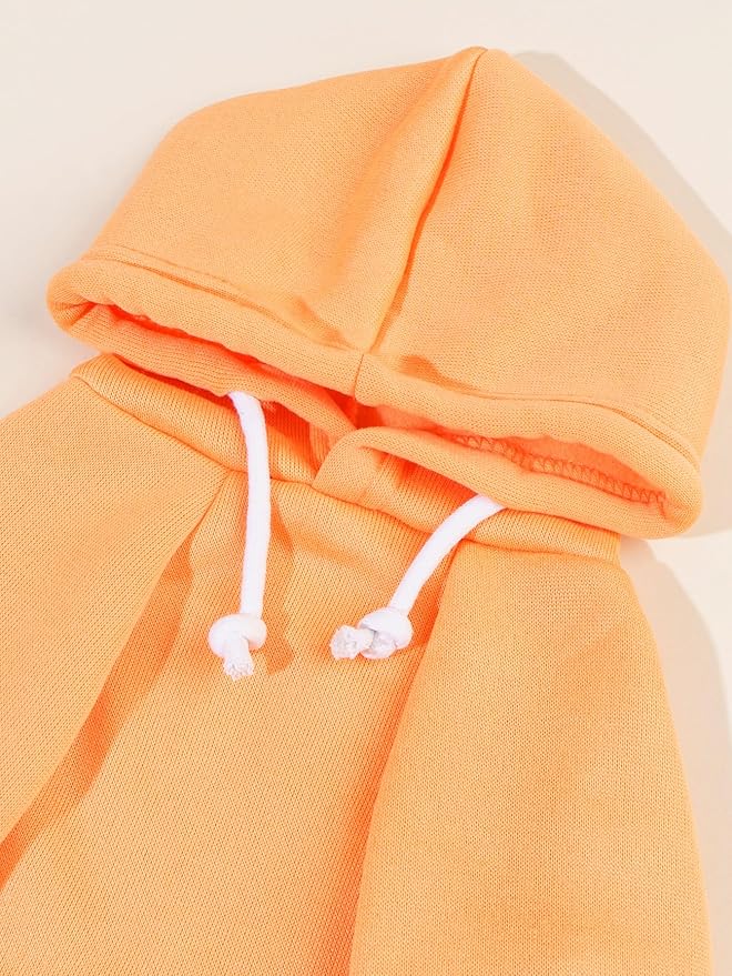 QWINEE Basic Dog Hoodie Sweatshirt Puppy Sweater Warm Cat Costumes Pet Clothes for Chihuahua Puppy Kitten Small Medium Dogs Orange X-Large