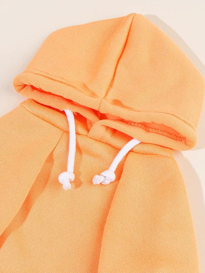 QWINEE Basic Dog Hoodie Sweatshirt Puppy Sweater Warm Cat Costumes Pet Clothes for Chihuahua Puppy Kitten Small Medium Dogs Orange Large