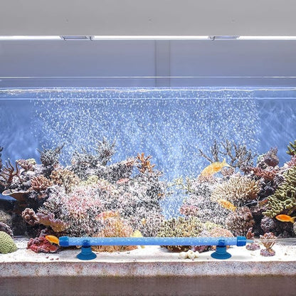 Quickun Aquarium Air Stone Bubble Wall Tube Oxygen Diffuser Bar Decor Accessory for Fish Tank 7 Inch Length,5PCS