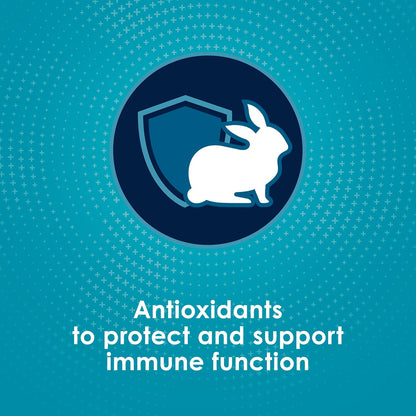 Kaytee Forti-Diet Pro Health Nourish+Protect Juvenile Rabbit Food, Comprehensive Nutrition Backed by Science, Digestive Health, Immune Support, 3 Pounds