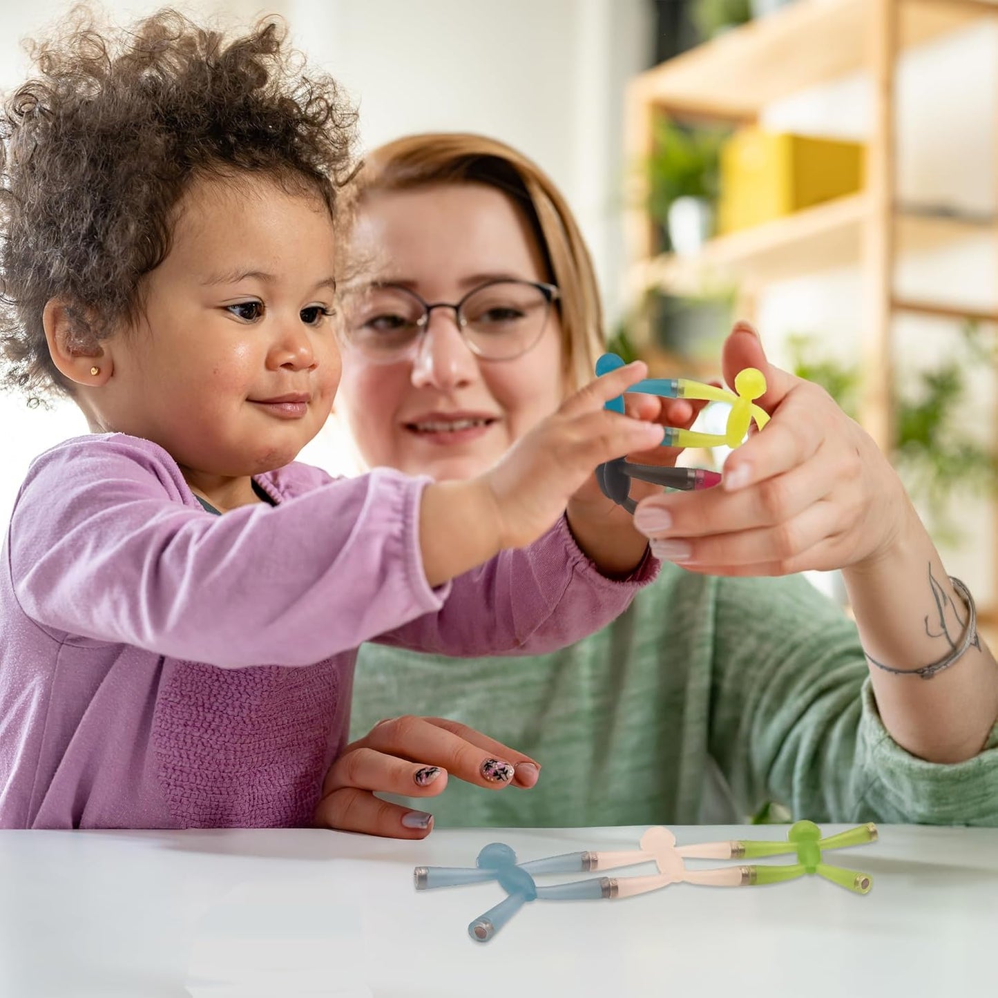 MAGMEN Magnetic Fidget Toys 5-Pack - Travel Entertainment for Kids Ages 3+ | STEM Sensory Toys for Airplane, Car Trips & Quiet Play.