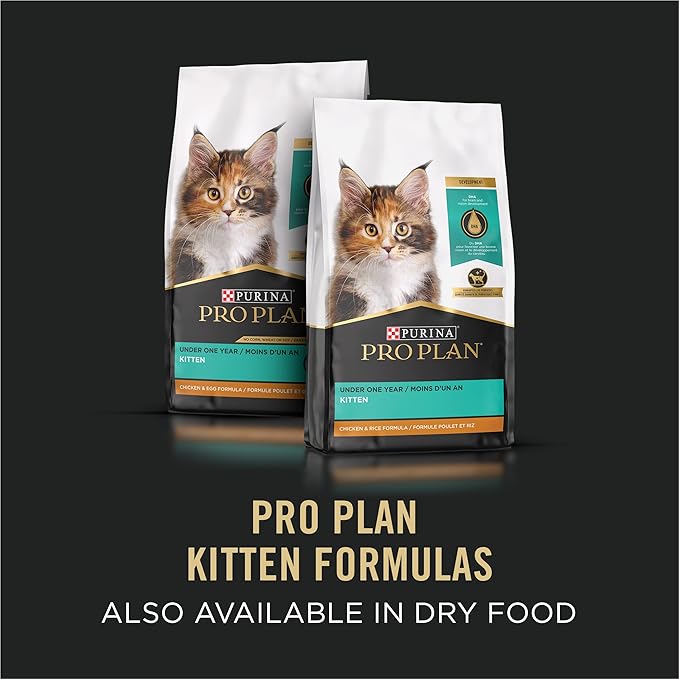 Purina Pro Plan High Protein Wet Kitten Food Variety Pack, DEVELOPMENT Kitten Favorites - (2 Packs of 12) 3 oz. Cans