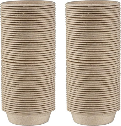 100Pcs 1oz Biodegradable Crested Gecko Food Cups fit Reptile Food Dish or Water Bowl