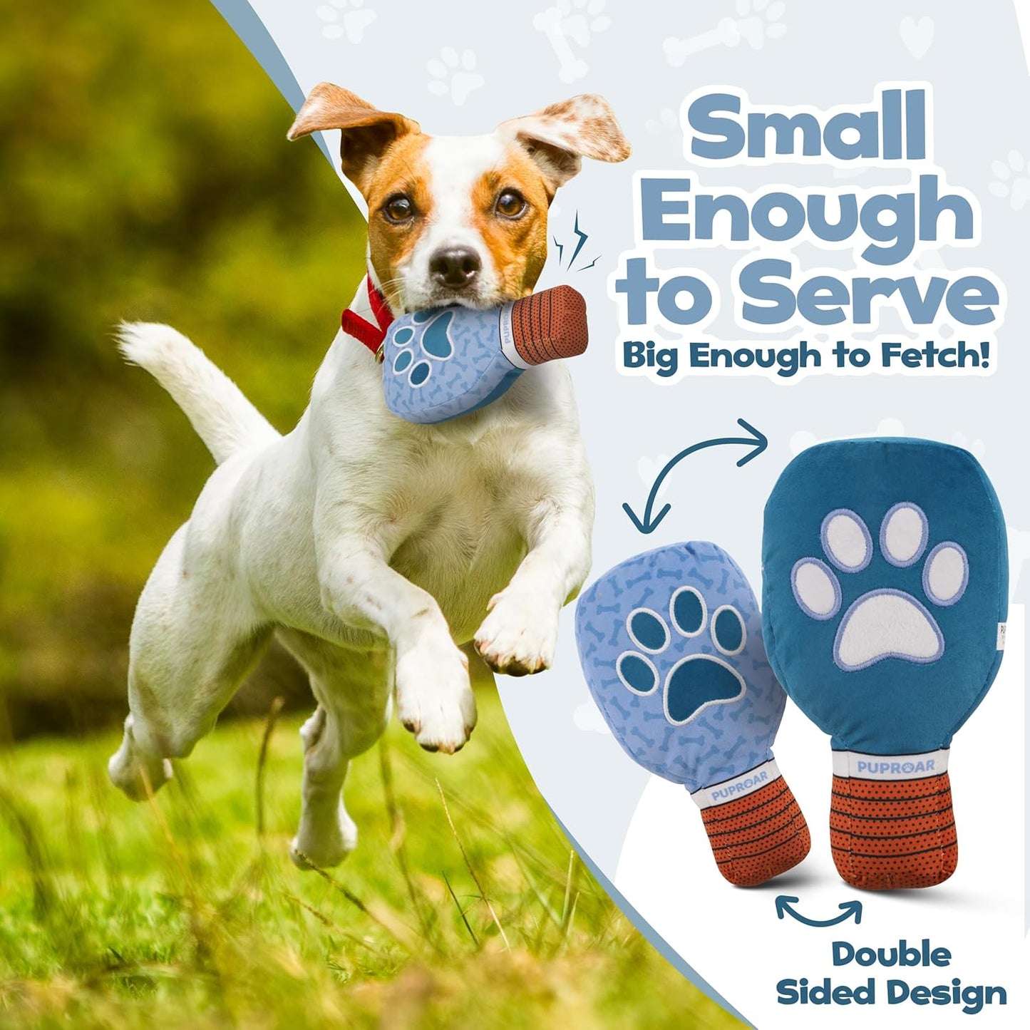 Pickleball Dog Toy – Christmas & Birthday Dog Toy Present & Pickleball Gift, Plush Pickle Ball Paddle with Interactive Squeaker & Crinkle, Funny Puppy Gift & Stocking Stuffer