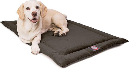 Majestic Pet Dog Crate Mat - Machine Washable Soft Plush Pet Bed Pad for Crates & Kennels | USA Crafted | 30"x21" Villa Storm