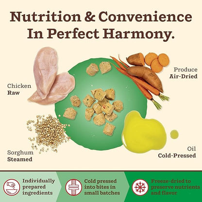 Primal Kibble in The Raw, Freeze Dried Dog Food, Small Breed Recipe, Scoop & Serve, Made with Raw Protein, Whole Ingredient Nutrition, Crafted in The USA, Dry Dog Food 1.5 lb Bag