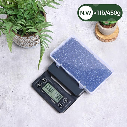 T4U Tumbled Chips Stones Crushed Black Gravels 1 LB, Irregular Shaped Natural Rock Pebbles, DIY Polished Rocks for Potted Plant, Bonsai, Vase Fillers Aquarium Decoration, Aquarium Gravel Rocks