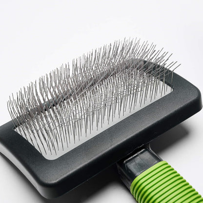 Dog Slicker Brush - Large Grooming Brushes for Dogs and Cats - Professional Groomer Supplies for Long Hair Pet - Slicker Brush For Goldendoodles-Easy To Use - Comfortable - Removes Long and Loose Hair