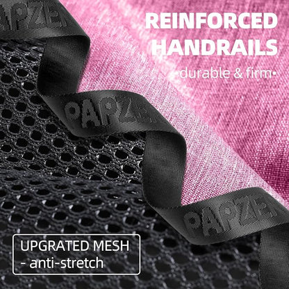 Top Loading Medium Cat Carrier with Privacy Curtain, Delta Approved TSA Pet Travel Crate Suitcase Luggage Sleeve, Soft-Sided Dog Kennel Bag 18x11x11 United Airline Approved Under Seat Pink