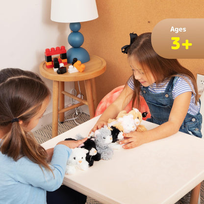 PREXTEX Realistic Looking Small Cat Stuffed Animal - 6 inch Stuffed Kittens with Lifelike Details - Plush Cat Set for Kids, Pet Toys, Home Decor, or Cat Lady Costume - Soft and Huggable - 6 Pack