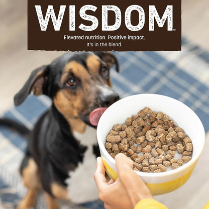 Earth Animal Wisdom Air Dried Dog Food - from The Air Recipe Premium Natural Dry Dog Food for All Breeds & Ages - 8 Lbs Bag