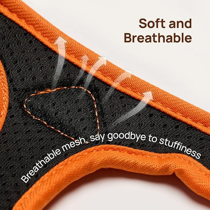 Cat Harness and Leash Set, Step-in Escape Proof Adjustable Vest Harness for Small Medium Large Cats, Lightweight Soft Breathable Reflective Kitten Harness, Easy to Wear for Walking Travel, Camping, XS