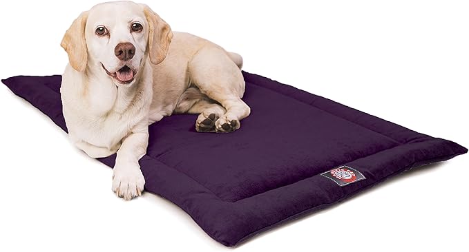 48" Villa Aubergine Purple Crate Dog Bed Mat By Majestic Pet Products