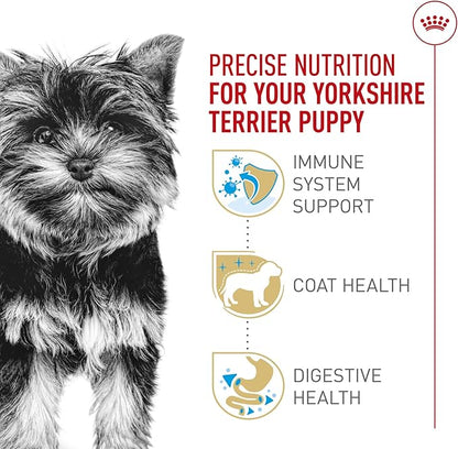 Royal Canin Breed Health Nutrition Yorkshire Terrier Puppy Dry Dog Food, 2.5 lb Bag