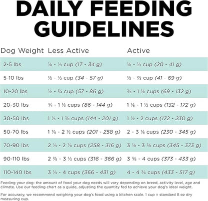Go! Solutions Carnivore, Grain-Free, Protein Rich Dry Dog Food, Chicken, Turkey and Duck Adult Recipe, 22 lb Bag