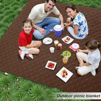 hyha Waterproof Dog Bed Blanket, Soft Pet Blankets, Waterproof Couch Cover for Dogs, Reversible Sofa Covers Washable for Furniture (82x102 Inch, Brown/Beige)