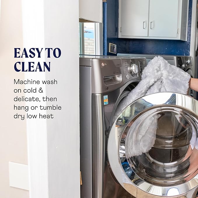 PupProtector Waterproof Throw Blanket for Dogs and Cats, Pet Blanket Cover for Couches, Sofas, Beds, Car Seats, Furniture, Calming Soft Faux Fur, Brown Cowhide, Original (60" L x 50" W)