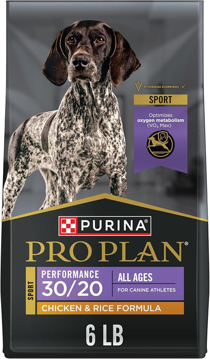 Purina Pro Plan Sport Performance 30/20 Chicken and Rice Formula High Protein Dog Food - 6 lb. Bag