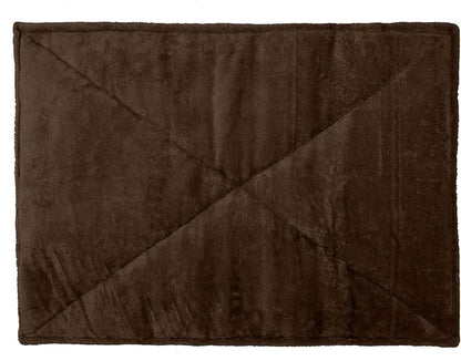 Furhaven ThermaNAP Self-Warming Cat Bed for Indoor Cats & Small Dogs, Washable & Reflects Body Heat - Quilted Faux Fur Reflective Bed Mat - Espresso, Small