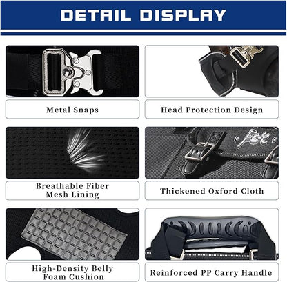 Dog Backpack Carrier - Spine-Friendly for Large Dogs(24-35lbs) Horizontal Design Dog Carrier with Adjustable Back Straps for Joint Injuries, Arthritis, Ideal for Stairs, Elderly Dogs(Size XL)