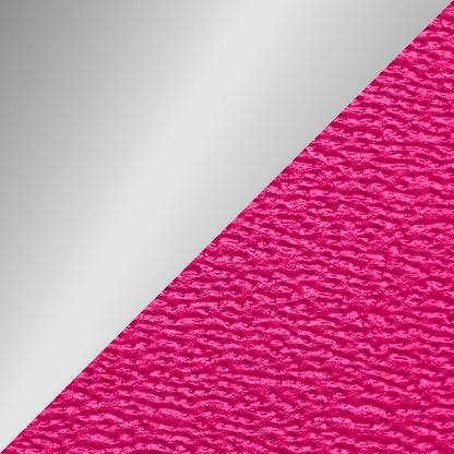 BRONZEDOG Leather Cat Collar with Removable Bells Non Breakaway Kitten QR Tag for Girl Boy (7" - 9" for Cats, Pink & Silver)