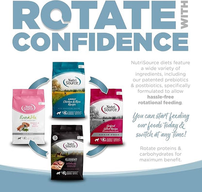 NutriSource Element Series Open Waters Dry Dog Food, Haddock, Trout and Duck, 12LB