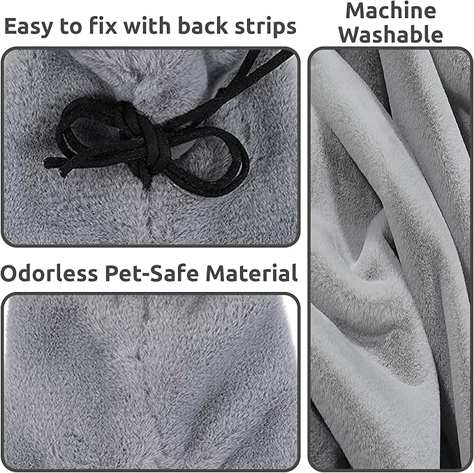 SIMENA Bird Blanket for Cage, Corner Fleece Bed for Birds, Cozy Bird Warmer, Parrot House for Cage, Cuddle Nest Hanging Toy for Lovebirds Parakeet (Small)