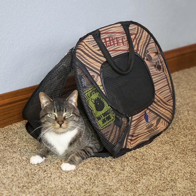 SportPet Designs Pop Open Cat Carrier (Pattern)
