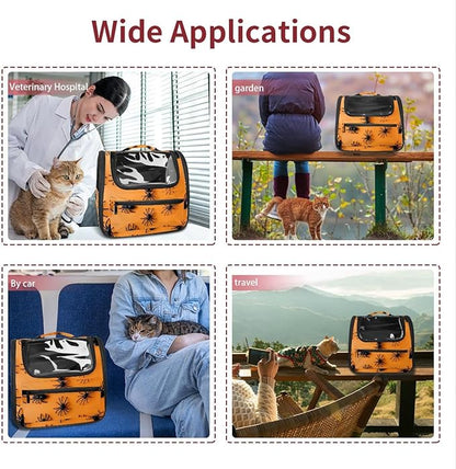 Spiders 1 Cat Backpack Carrier Pet Backpack Carrier for Small Dogs and Medium cat Puppy Kitten Bunny