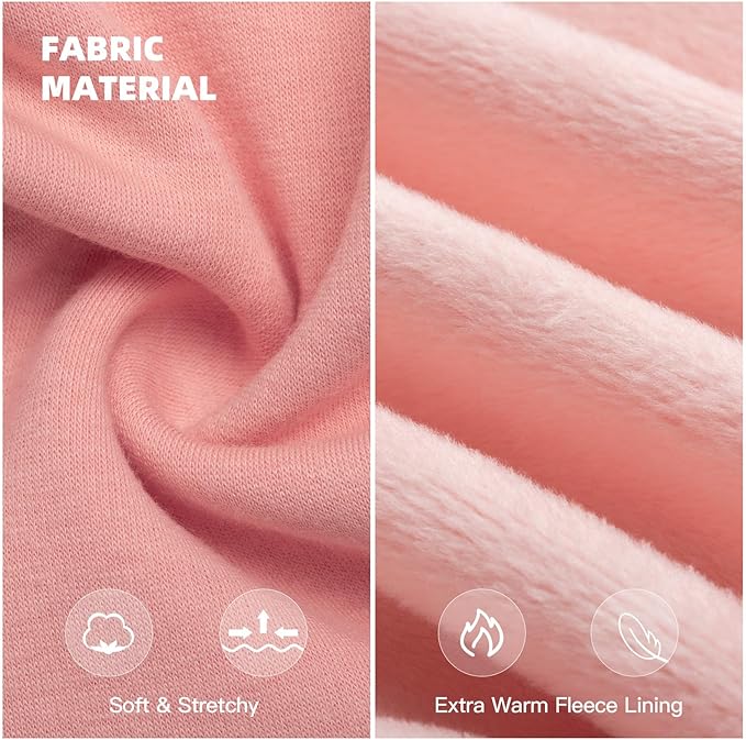 Koneseve Dog Hoodie - Fleece Warm Sweater with Pocket, Soft Clothes for Daily Wear, Basic Hooded Sweatshirts, Winter Coat Clothing, Comfort Tee Shirt Fit for All Breeds Pet - Pink - XL