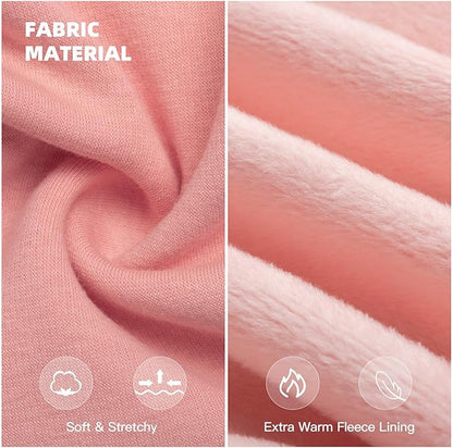 Koneseve Dog Hoodie - Fleece Warm Sweater with Pocket, Soft Clothes for Daily Wear, Basic Hooded Sweatshirts, Winter Coat Clothing, Comfort Tee Shirt Fit for All Breeds Pet - Pink - XL