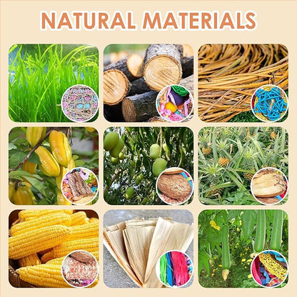 Bird Toys For Cockatiels, Tyotrbs Bird Toys For Conures Parakeet Toy BirdsToy For Parrots Birds Foraging Toy ParrotToys BirdCage Accessories Lovebird Cage Accessories for Small Birds