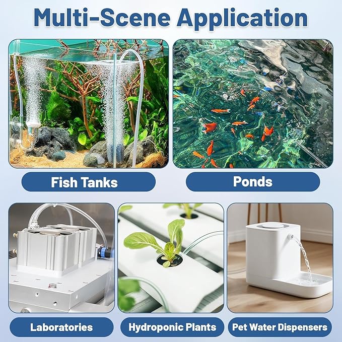 3/16" Aquariums Airline Tubing Standard Aquarium Tubing for Fish Tank Flexible Air Hose Pure Hose Aquarium Garden Terrarium Pond