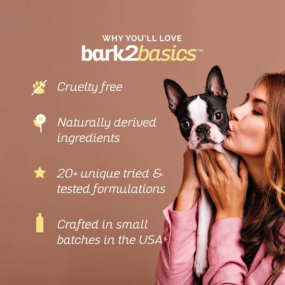 Bark2Basics Dog Ear Cleaner, 1 Gallon - All Natural, Witch Hazel, Gentle Aloe Vera and Chamomile Extract Base, Breaks Through Tough Wax and Debris, Soap-Free