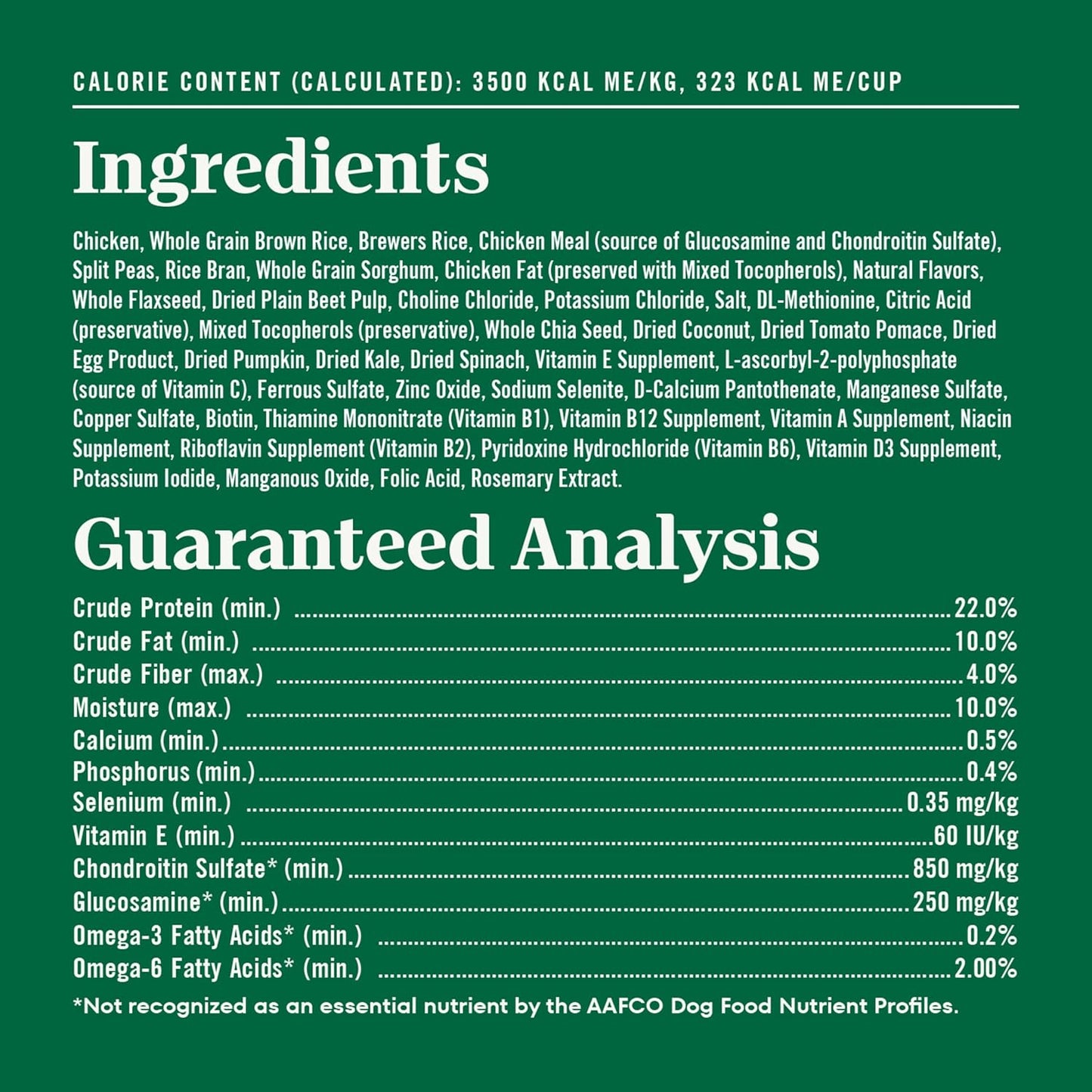 Nutro Natural Choice Chicken & Brown Rice Large Breed Senior Dog Food Dry Recipe, 30 lb. Bag