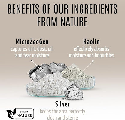 Tauro Pro Line Clay Tear Stain Remover for Dogs - Shield Mask for Eyes, Ears, Mouth, Gentle Grooming Product for Dogs, Puppy & Cat (Stainless Look - 1.69 Fl Oz)