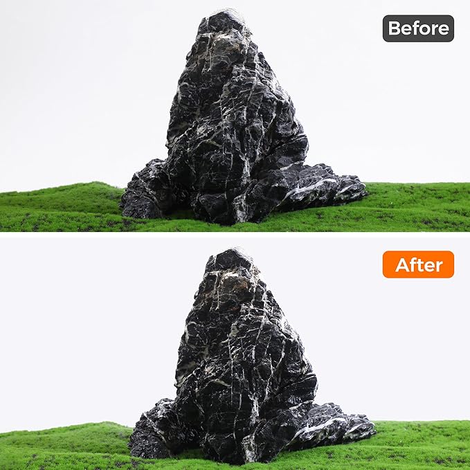 14-16 Inches Natural Seiryu Stone 2 PCS Ultra Large Aquarium Rocks for Aquascaping, Aquarium Landscaping, Terrariums, Fish Tank Decoration, Vivariums, Paludarium, Amphibian Enclosures