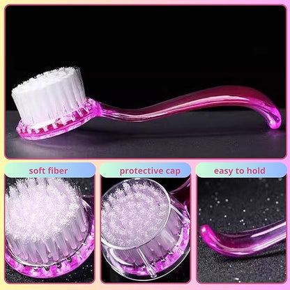 Hamster Calming Bite Proof Gloves and Grooming Brush Set, Hamster Bite Resistant Gloves Massage Brushes, Anti-Bite Glove Grooming Supplies For Small Animals Rabbit Rat Sugar Glider (Pink)