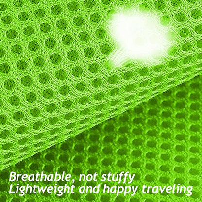 shudyear Summer cat Chest Harness and Leash, Anti-Escape Adjustable Soft mesh cat Leash and Chest Harness Set for All Types of Cats cat Vests (Size S,Green)