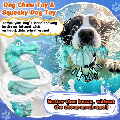 Dog Chew Toys for Aggressive Chewers: Tough DogToys for Large Dogs -Indestructible Toys for All Breeds-Squeaky Dog Toys for Aggressive Chewers/Super Chewers/Heavy Duty