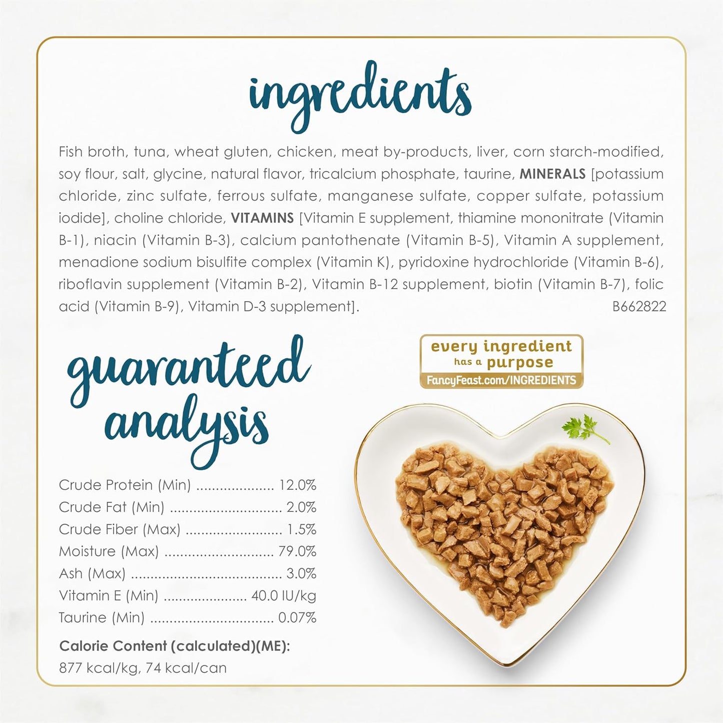 Purina Fancy Feast Senior Wet Cat Food 7 Years Plus Tuna Feast In Gravy Minced - (Pack of 24) 3 oz. Cans